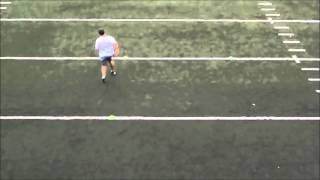 L Drill - 5 & 5 yards inside foot cut