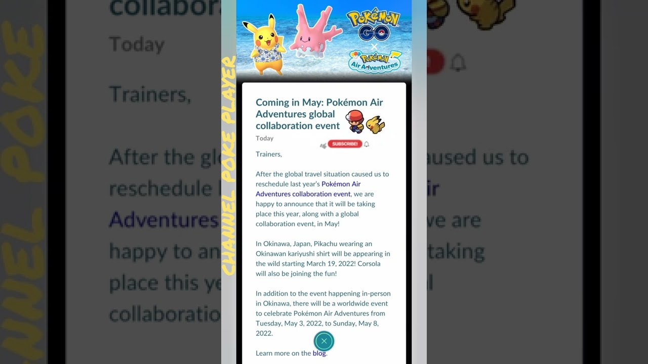 Coming In May Pokemon Go Air Adventures Youtube