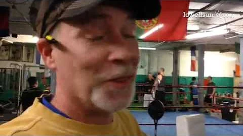 Brian Fitzpatrick's son Aidan, 10 just started tra...