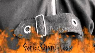 Chaqueta en drill con doble cremallera y hebillas Gran mayorista