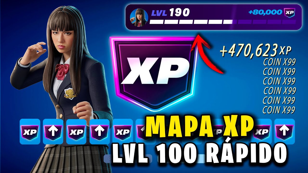 MEJOR MAPA XP SIN CONTADOR 😱 SUBE DE NIVEL RÁPIDO en FORTNITE 🚀 SALA DE ADMIN