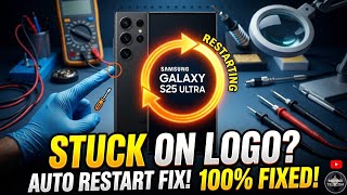Samsung S25 Ultra Auto Restart & Logo Hang Problem Solution | 100% Fixed