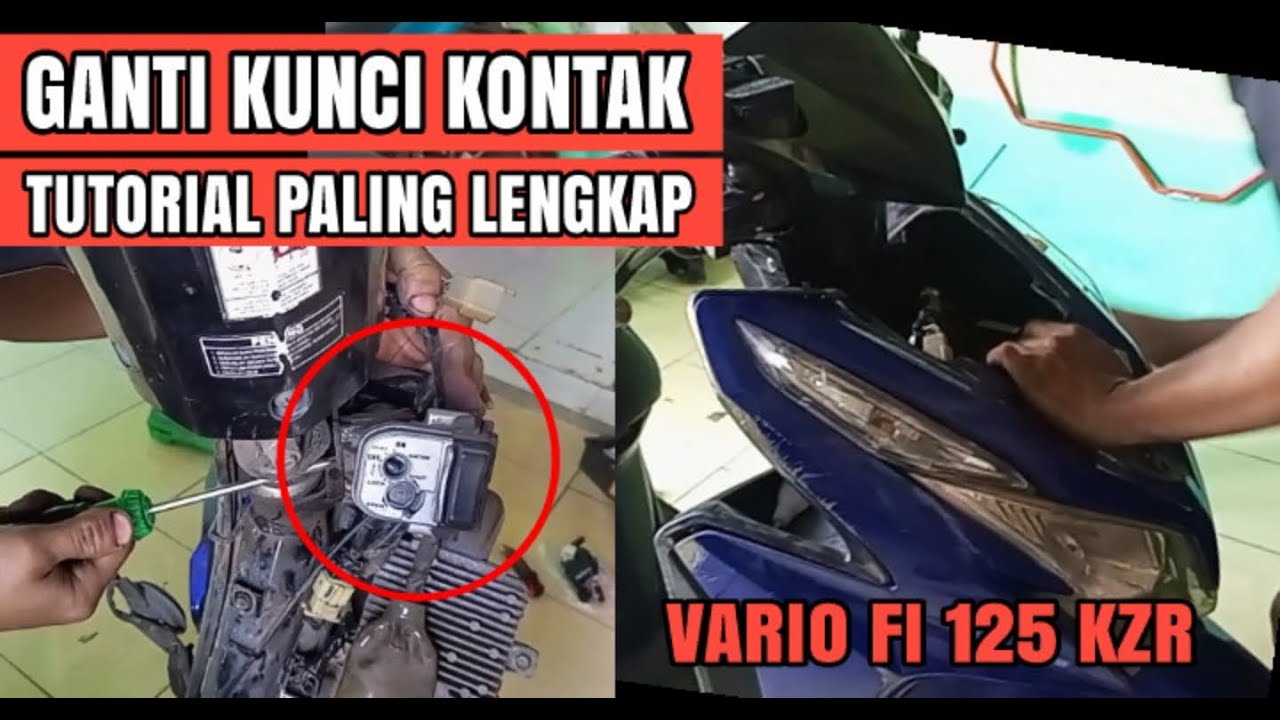 Vario 125 old || proses ganti kunci kontak || tutorial paling lengkap