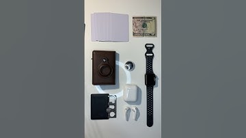 Smart wallet that revolutionizes your carry with AirTag tracking technology. 🔥