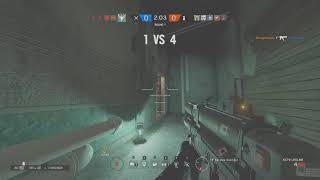 Rainbow 6 Teleporting Claymore (and face donk in killcam)