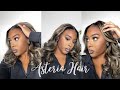 Gorgeous Honey Blonde Highlight Frontal Wig Quick Install + Bombshell Curls  Ft. Asteria Hair