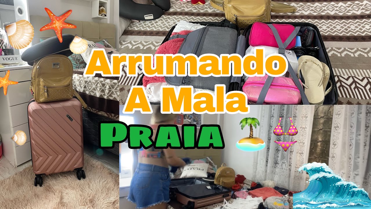 Arrumando a mala para PRAIA 🏝️👙 - YouTube