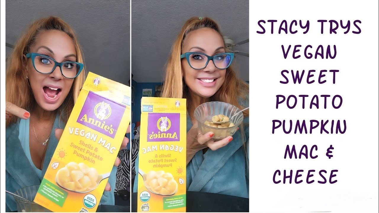 Пробуем веганские макароны с сыром, тыквой и сладким картофелем от Энни
