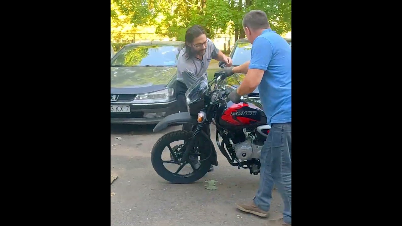 Купил себе первый мотоцикл BAJAJ BOXER 150 
