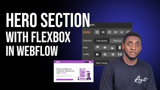 Building A Hero Section With Flexbox In Webflow