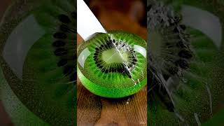 cutting glass kiwi 🥝#viral #trending# ASMR