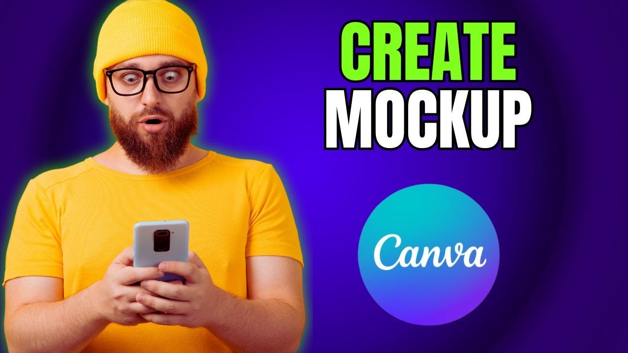 How To Create a Stunning MockUp in Minutes with Canva App! - YouTube