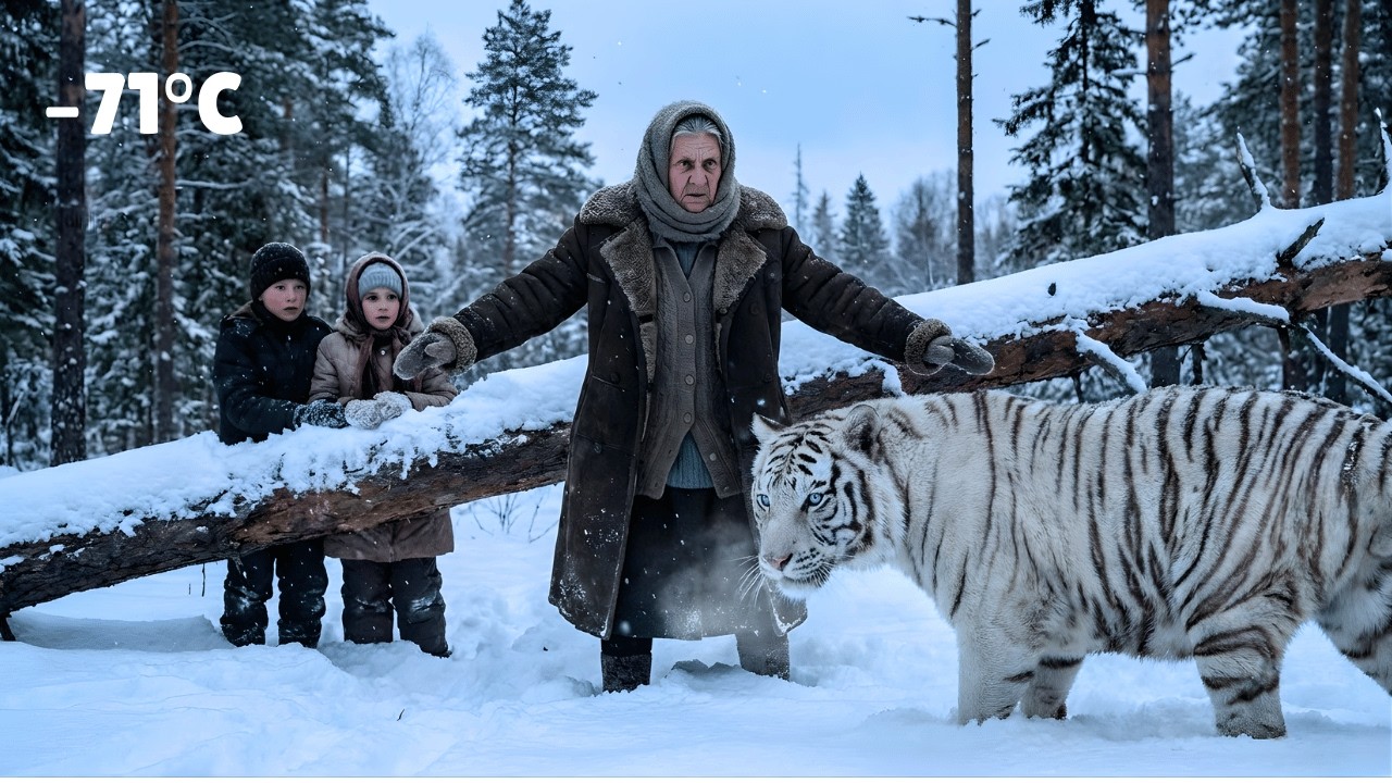 89 Year Old Babushka Fights Off White Tiger With Bare Hands To Protect Grandchildren  Siberian Survi