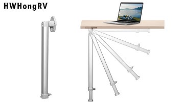 Compact & Adjustable RV Telescopic Folding Table Leg | Perfect Space-Saving Solution!