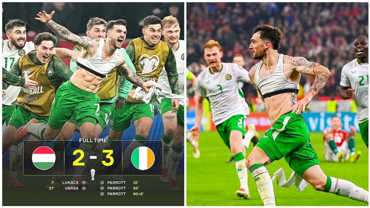 Ирландия против Венгрии (3-2): лучшие моменты и празднования | Отборочные матчи чемпионата мира |...