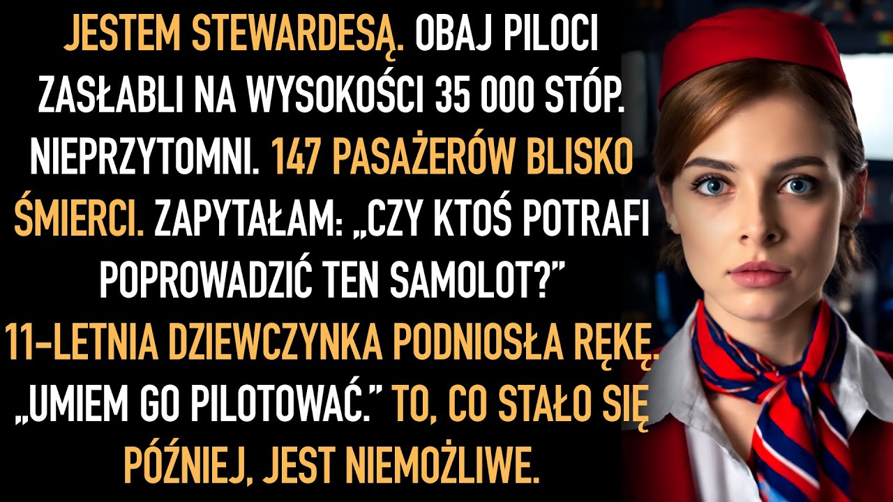 „Potrafię to pilotować” - rzekła 11-latka, gdy obaj piloci zasłabli na 11 km