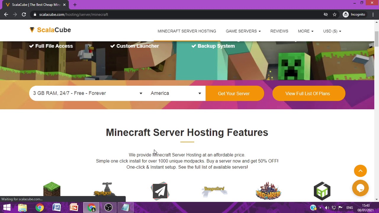 Free Minecraft Server Hoster 24 7 3GB 1000 SLOTS 2021 Currently Free minecraft server hoster 24 7 3gb 1000 slots 2021 currently