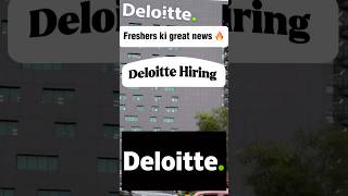 Experience? Deloitte Hiring Now 🔥 Don’t Miss This!