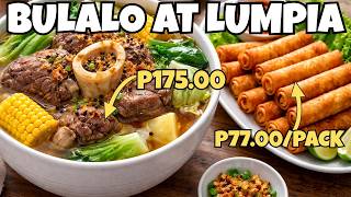 Bulalo At Lumpiang Shanghai Pagkaing Pinoy Na Walang Kapantay