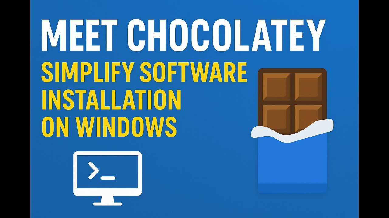 Meet Chocolatey – Simplify Software Installation on Windows - YouTube
