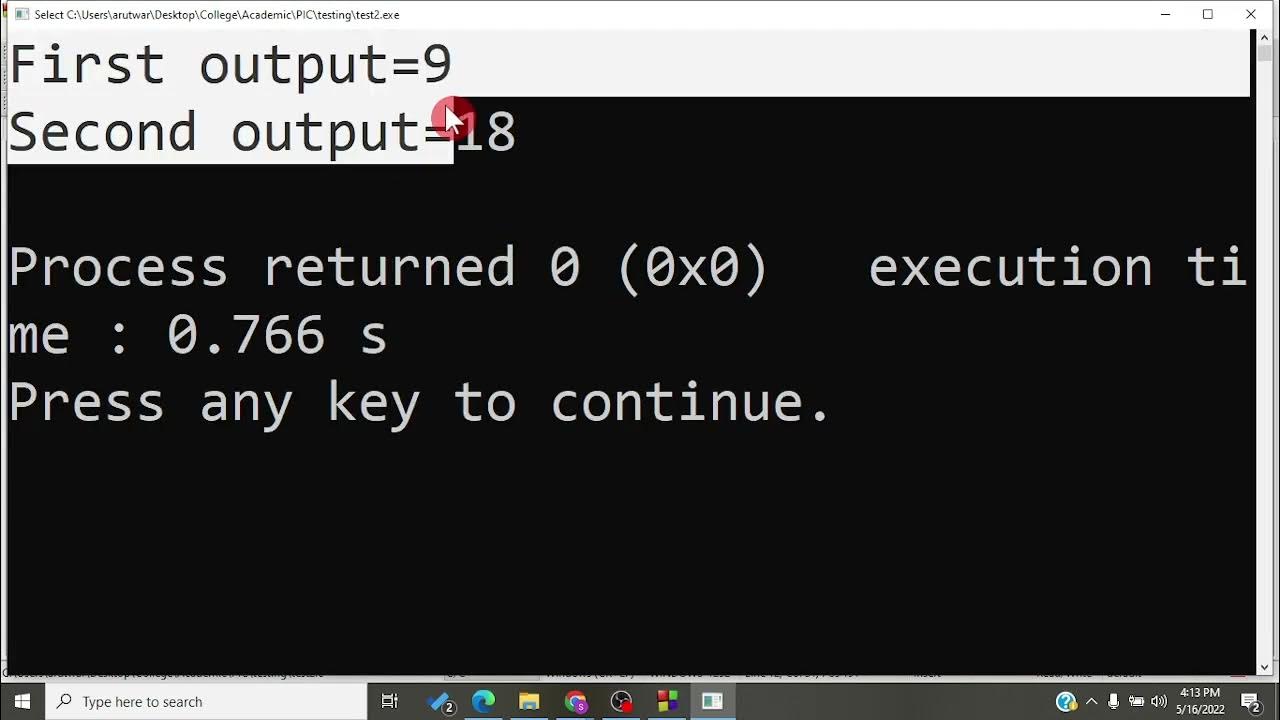 Function returning multiple values using structure && Call by value ...