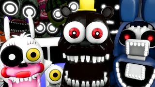 FNAF WORLD IS OUT!!! Animatronics Reaction | FNAF SFM