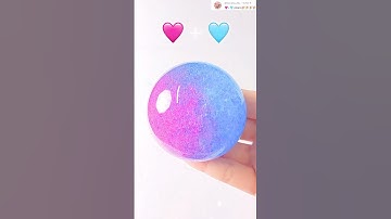 🩷+🩵=? DIY Squishy Balloon with Nano Tape! 대왕개구리알 테이프 풍선 말랑이 만들기! #shorts #실리콘테이프
