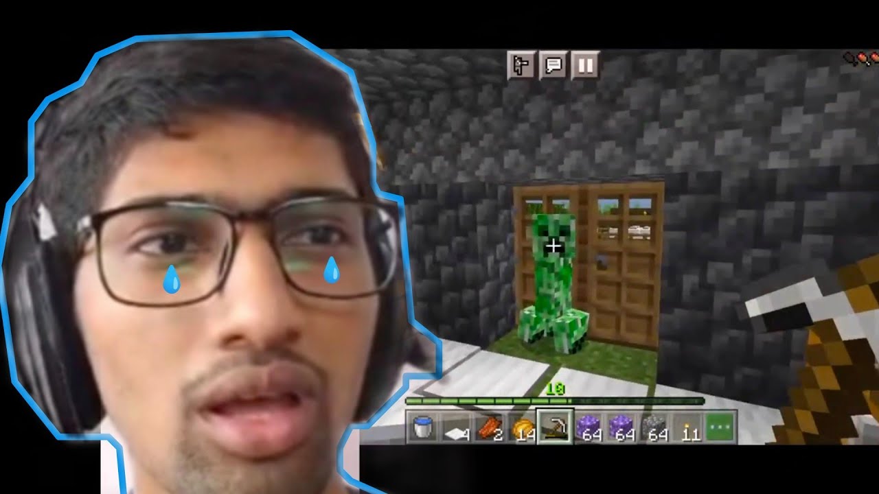 Creeper spawn in daylight destroyed my house 🤣 The Guy Gaming. YouTube