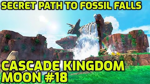 Super Mario Odyssey - Cascade Kingdom Moon #18 - Secret Path to Fossil Falls