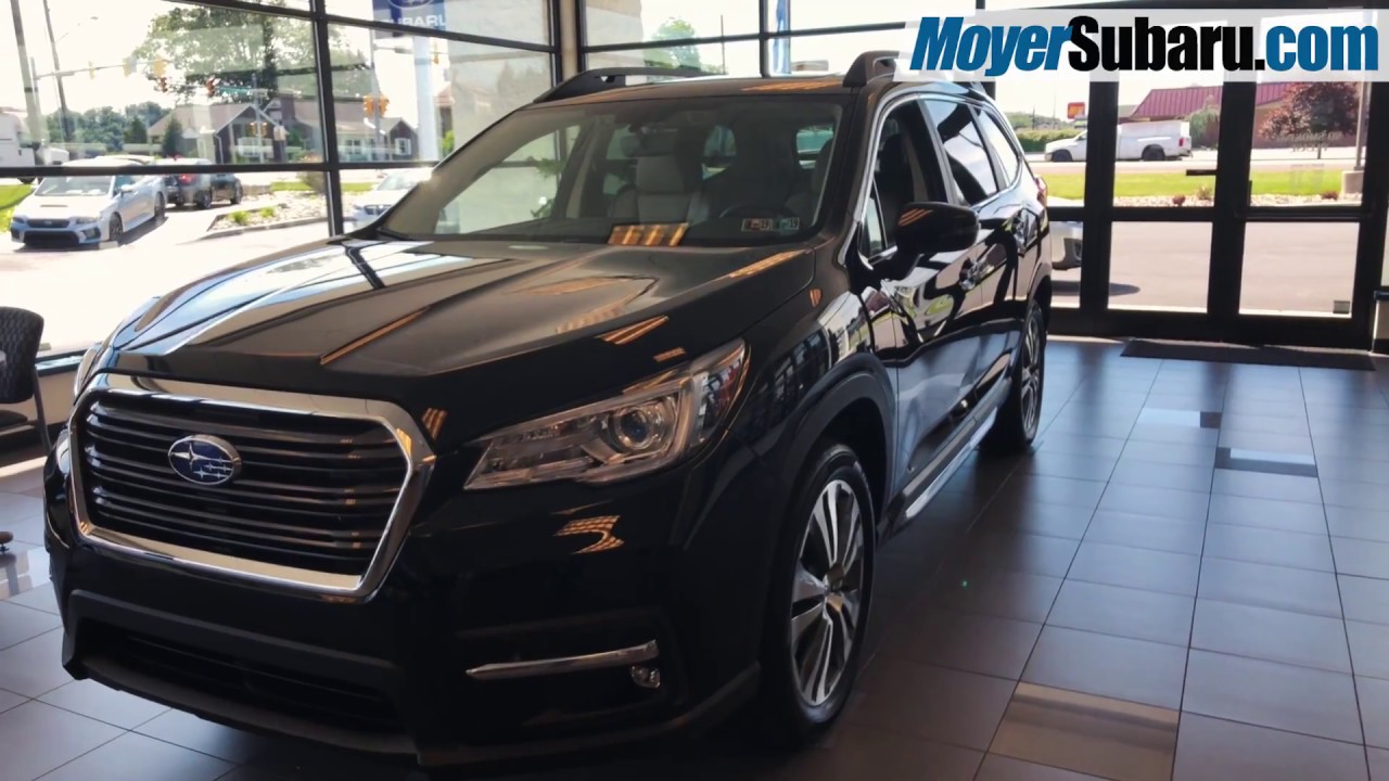 The all-new 3-row 2019 Subaru Ascent Limited 2.4T in Crystal Black