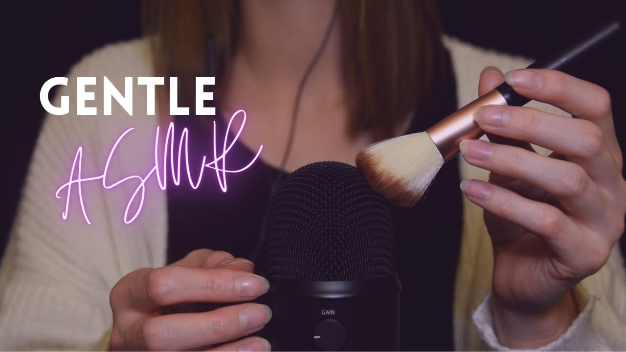 ASMR | Gentle Mic Brushing, Scratching and Tapping (no talking) - YouTube