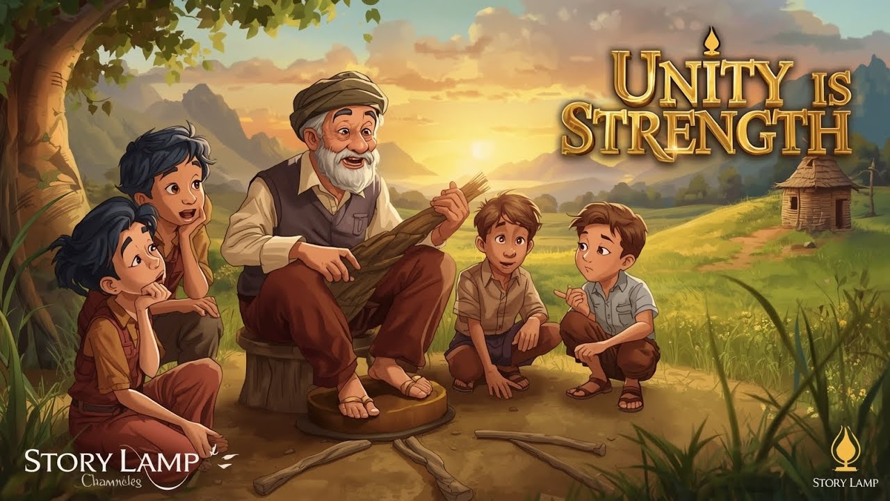Unity is Strength | Family & Teamwork Story |Moral Story in English | Story Lamp