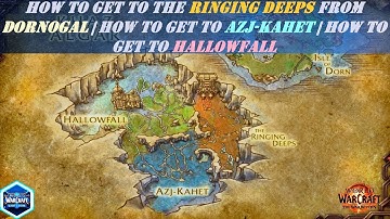 How to get to the Ringing Deeps from Dornogal | How to get to Azj-Kahet | How to get to Hallowfall