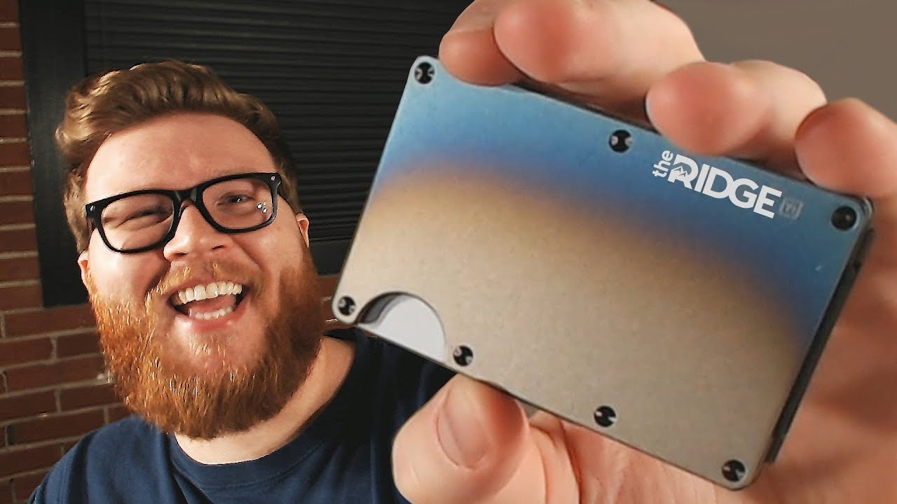New Sponsor Ridge Wallet Unboxing & Details YouTube
