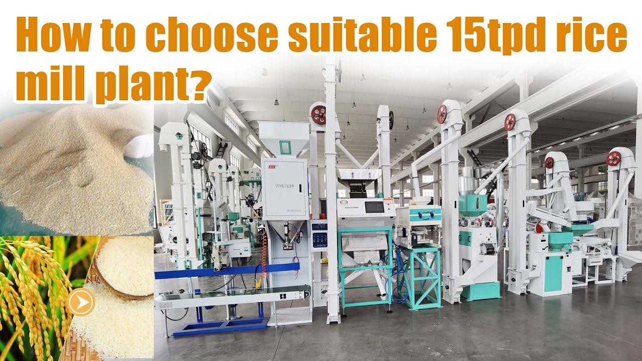 Three configurations of 15tpd rice milling units | Combined rice mill ...