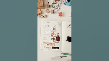 Quiet journaling in my Midori Notebook 1 Day 1 Page 🕯️ #midorinotebook #1day1page