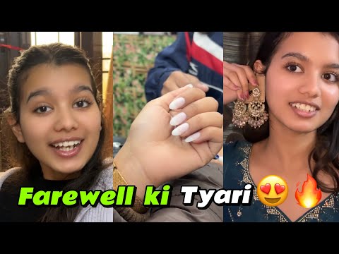 Farewell ki *preparation*😍| letsheatwithbeat #vlog #viralvideo #trending #farewell 