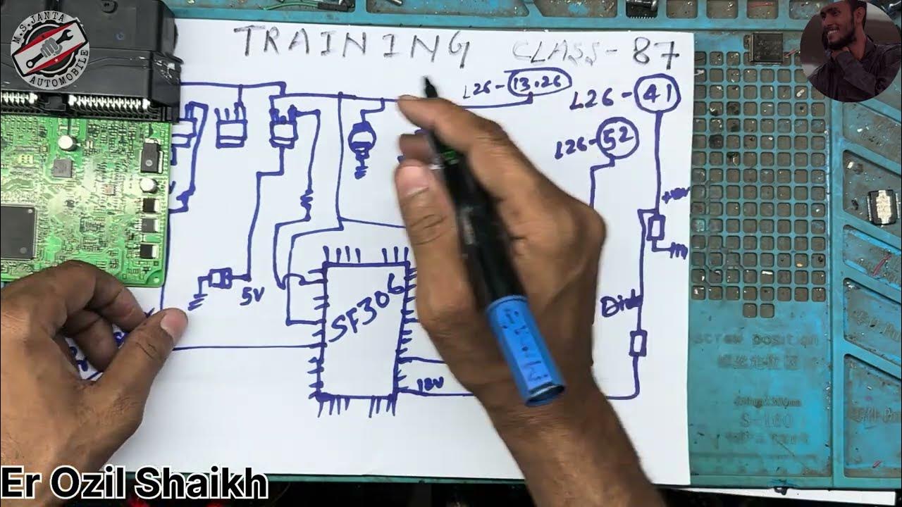 87 BB denso ecm Power distribution explained by Ozil Bs6 ecu Maruti