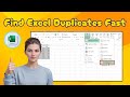 How To Check For Duplicates In Excel | Fast & Simple Method (2025)