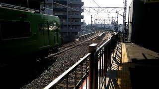 201系ND604編成普通久宝寺行き 鴫野駅発車