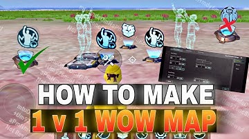 How To Make Wow 1v1 Map | How To Create 1v1 Map | 1v1 Map Setting | PUBG MOBILE
