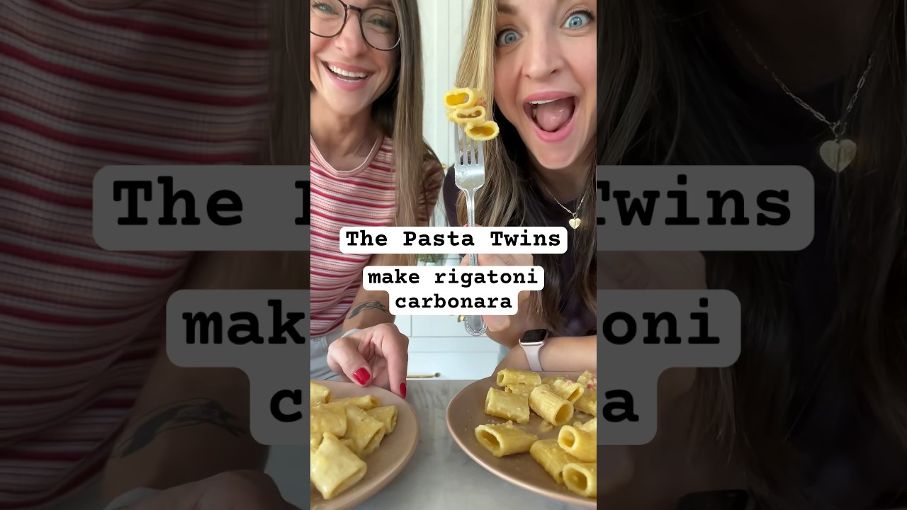 Rigatoni Gorgonzola - The Pasta Twins