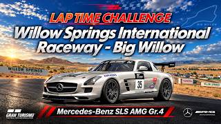 GT7 Time Trial | Mercedes SLS AMG Gr.4 at Big Willow Springs screenshot 4