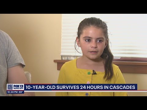 10-year-old girl survives 24 hours in the Cascades | FOX 13 Seattle