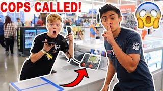 PLAYING RANSOM ON THE WALMART INTERCOM! *COPS CALLED*