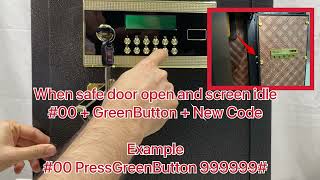 Rubik Safe Box RBDF60 How to Open, Set & Change Pin Code Password and Unlock Using Keys