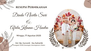  Resepsi Pernikahan Dinda U0026 Hendra  Cs Owb   Owb   Pk Shooting  17082025