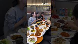 Enjoying Korean Food With Family