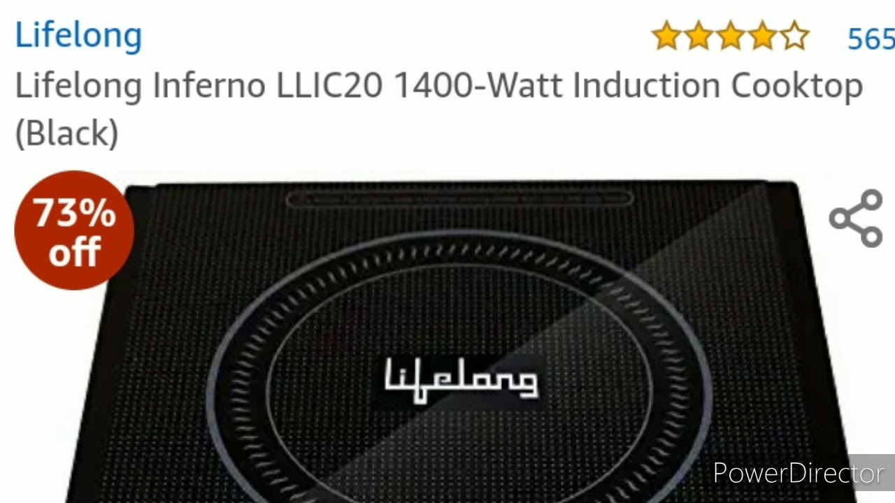 Lifelong Inferno LLIC20 1400Watt Induction Cooktop YouTube