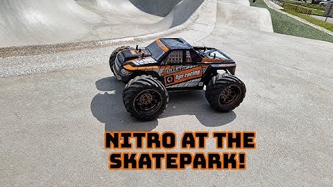 HPI Bullet MT 3.0 Nitro skatepark #rc #rccar #rcnitro